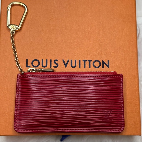Authentic Red Epi Louis Vuitton Key Cles - Picture 5 of 11